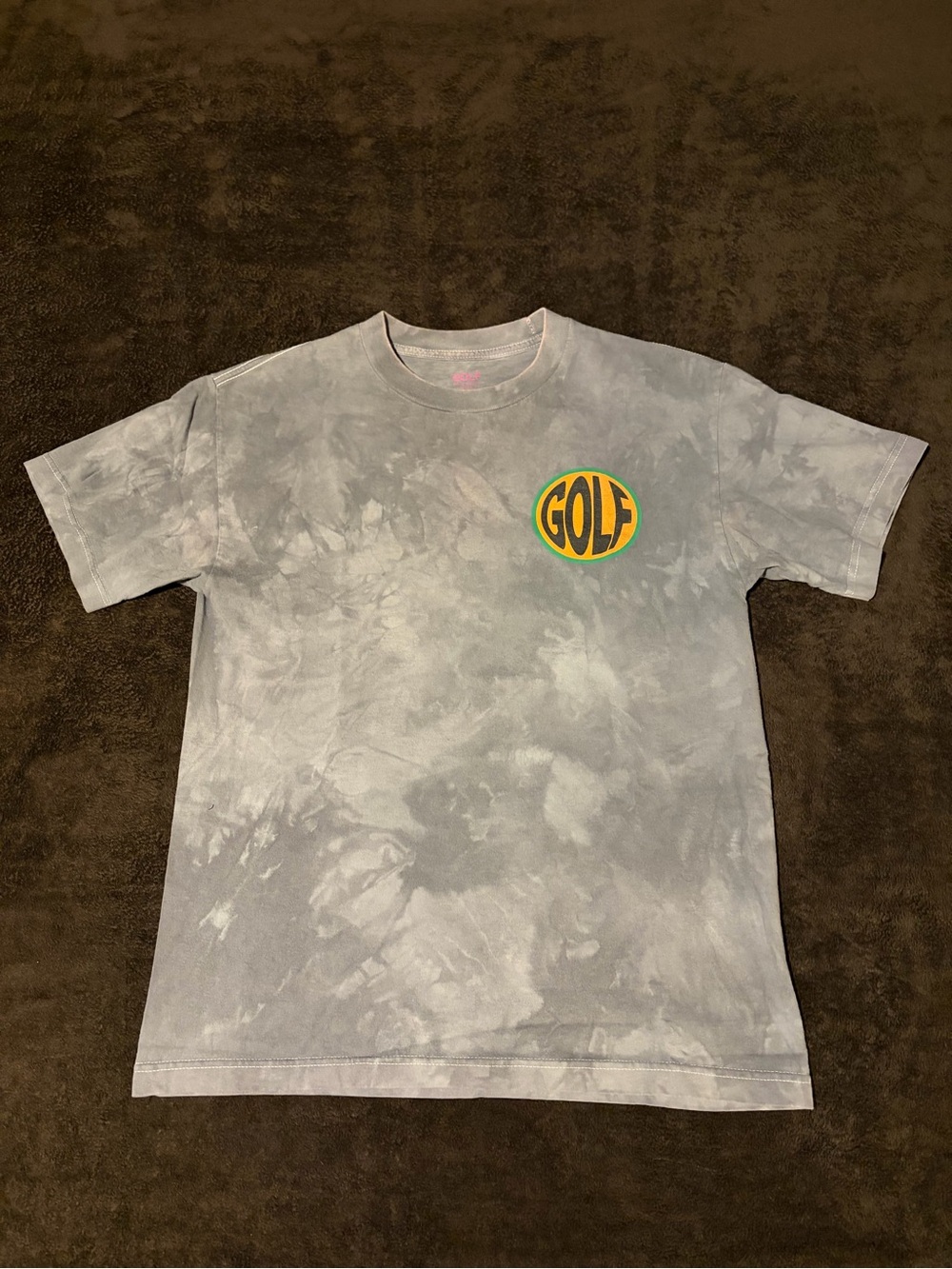 Golf Wang x Stiletto Shadow Tie-Dye Fisheye Logo T-shirt FW17